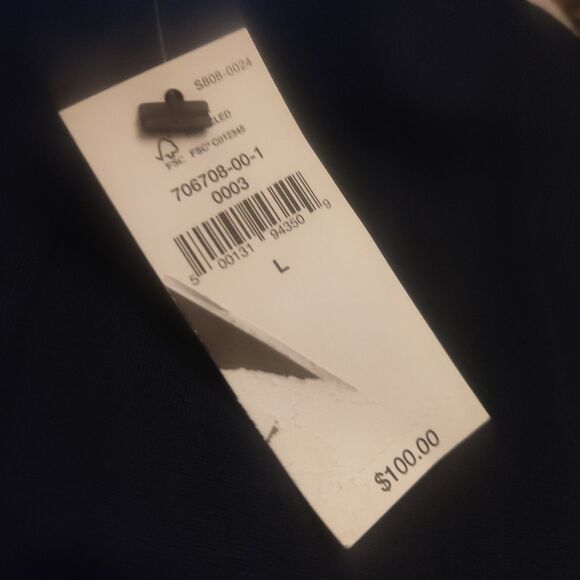 Banana Republic Navy Blue High Rise Ponte Kick Cropped Bootcut Pants Large NWT - Picture 9 of 11